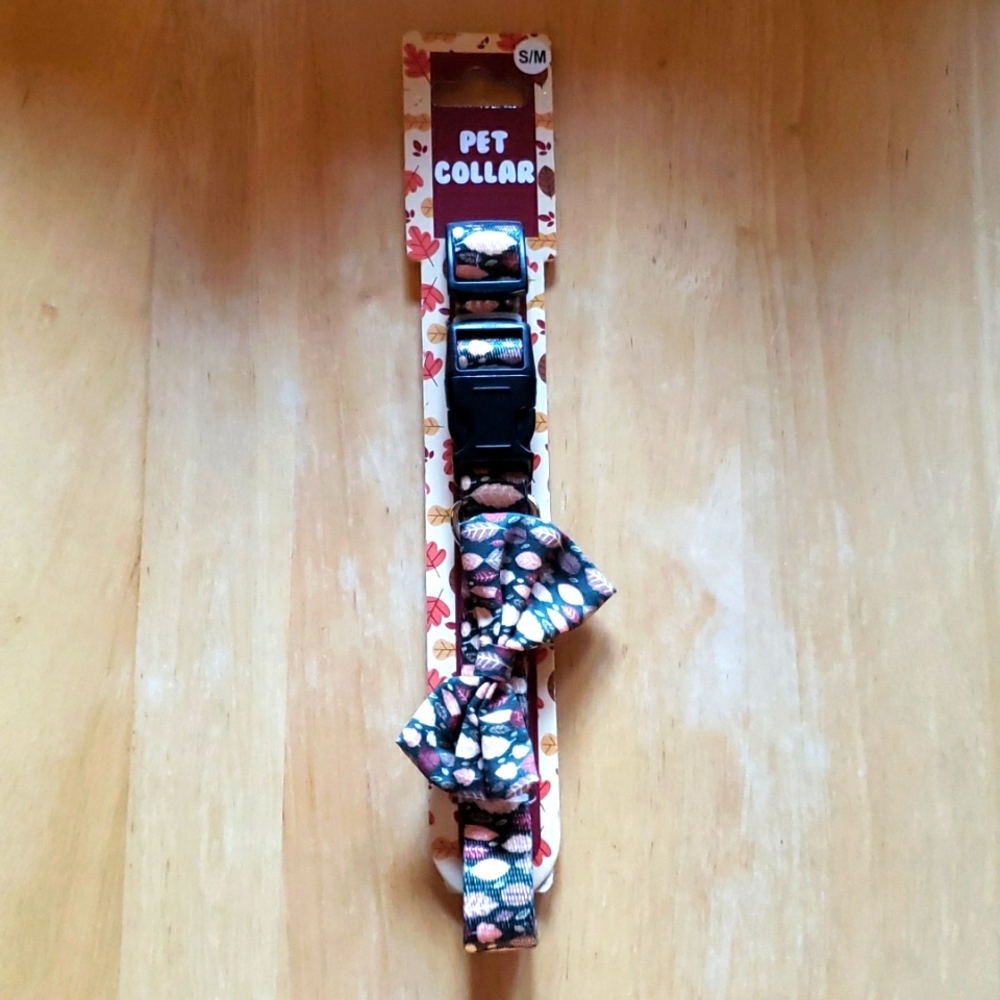 Dog collar - Small/Medium - Fall themed